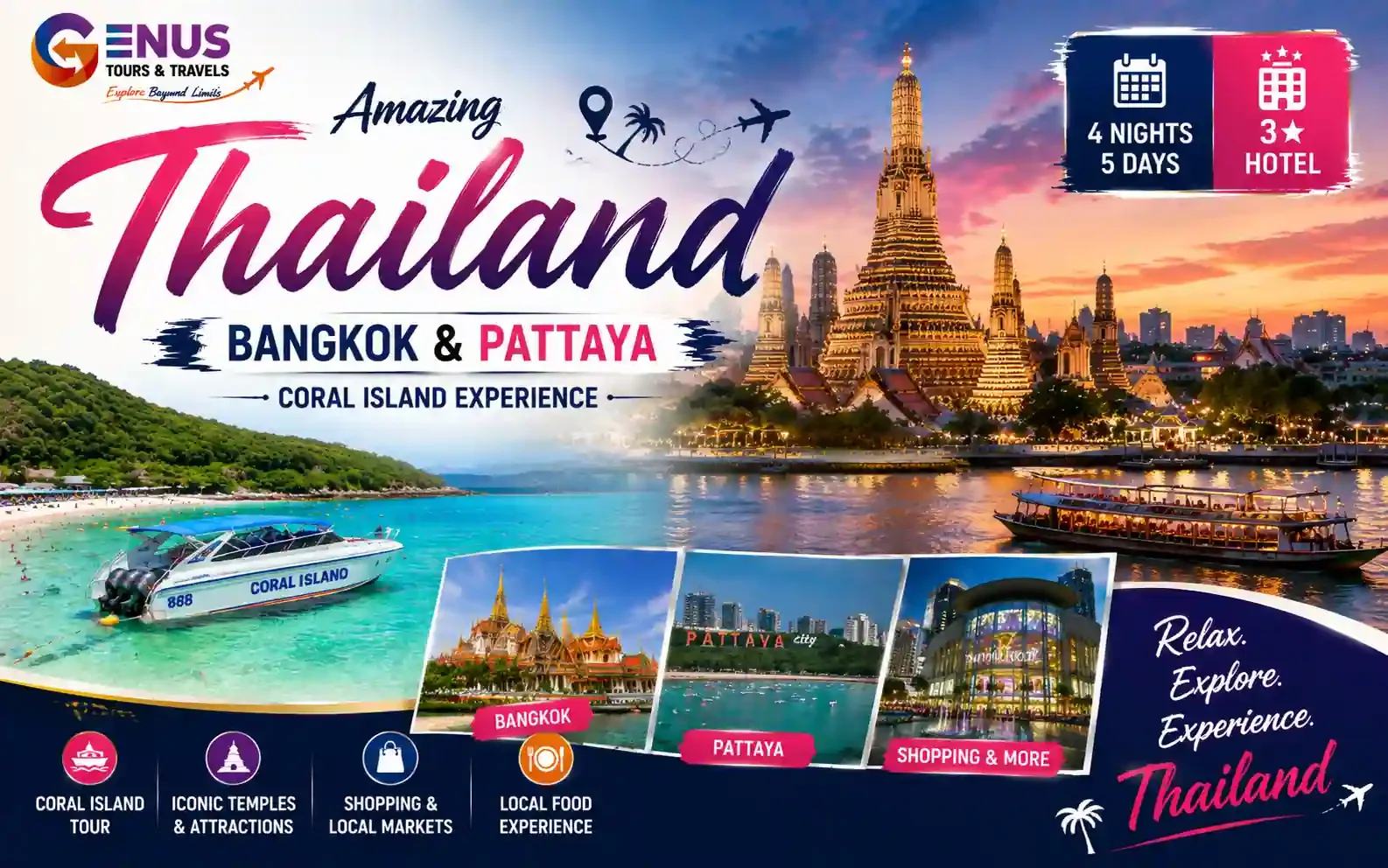 Bangkok & Pattaya (Option-2) — Best Thailand Vacation Package