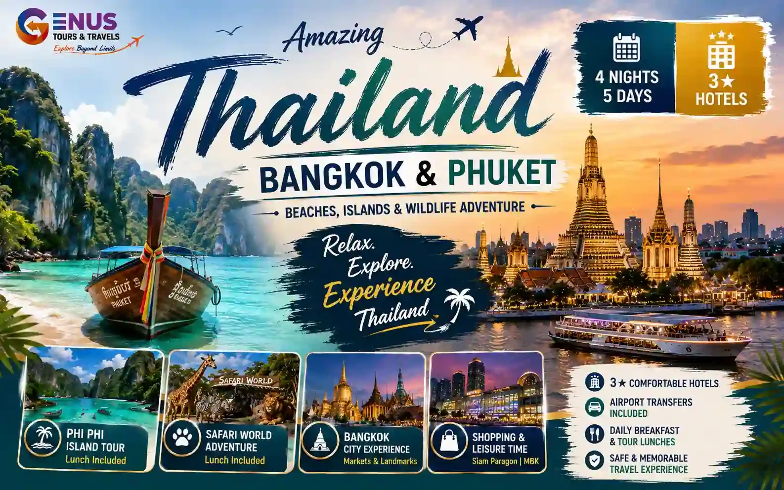 Bangkok & Phuket — Best Thailand Vacation Package