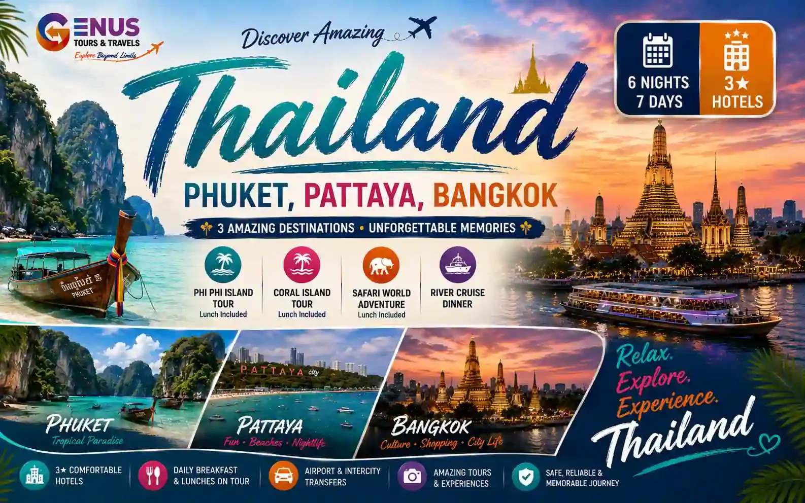 Bangkok,Pattaya,Phuket — Best Thailand Vacation Package