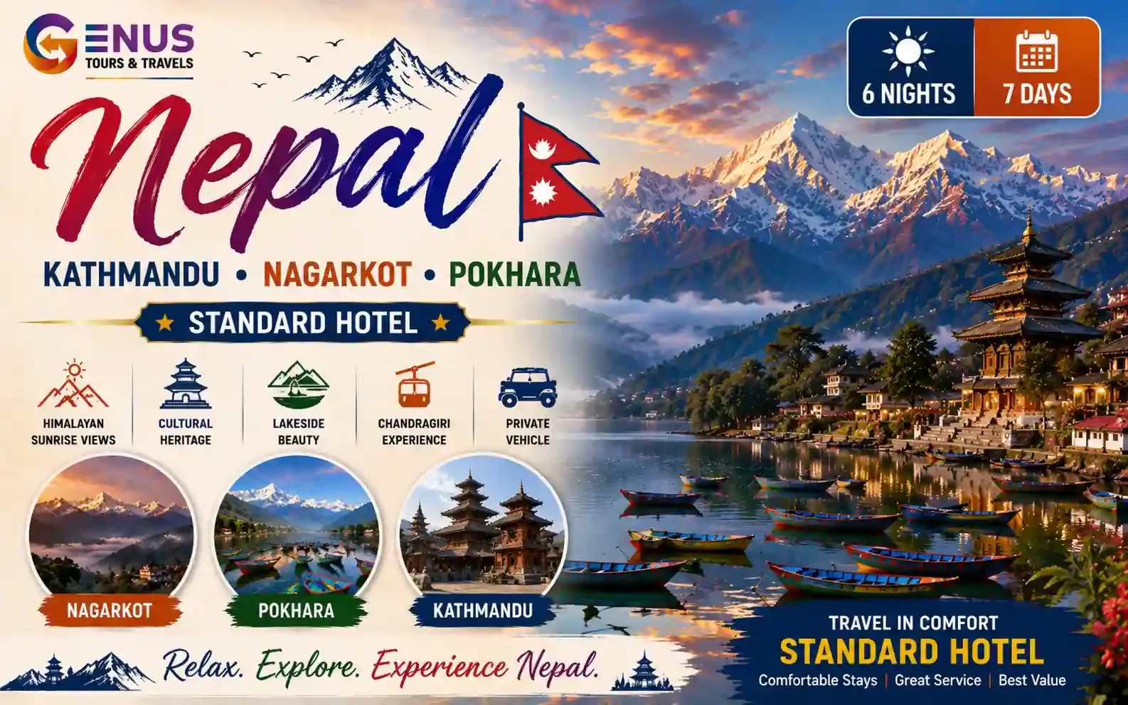 Kathmandu, Nagarkot, Pokhara - Stranderd Hotel — Best Nepal Vacation Package
