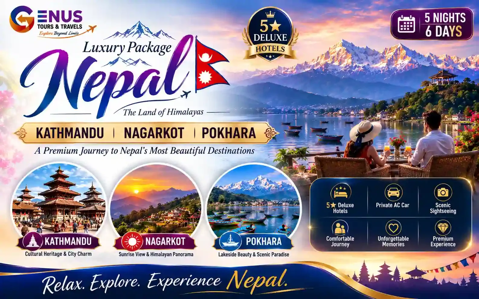 Luxury Package Nepal (5*) — Best Nepal Vacation Package