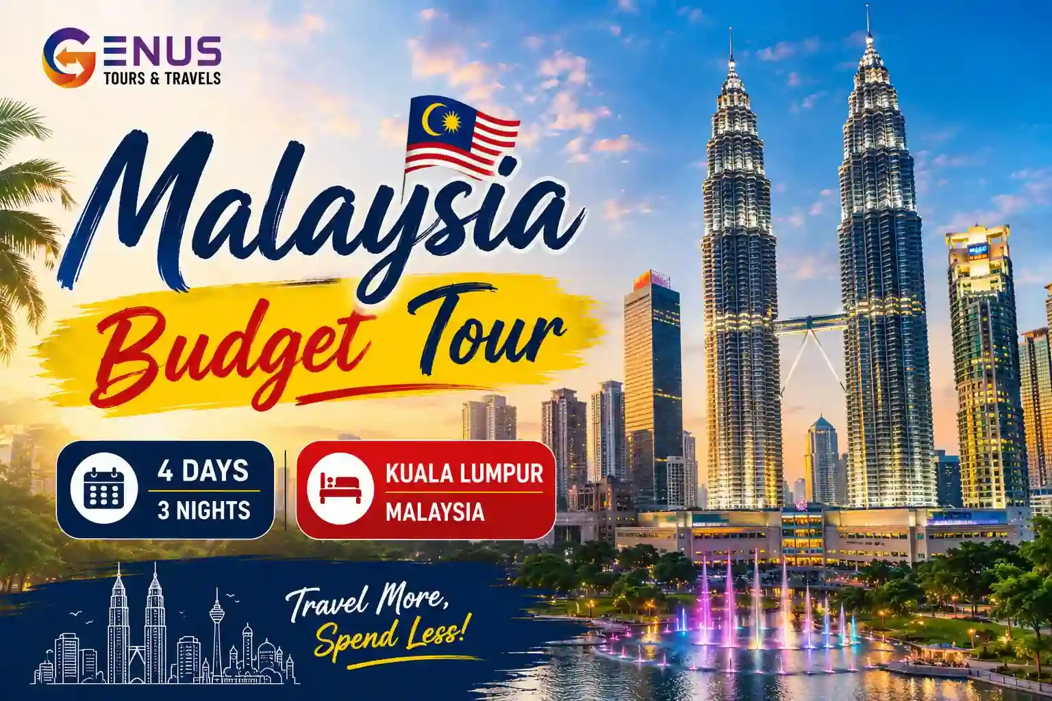 Malaysia Budget 3 Night 4 Days Tour 2026