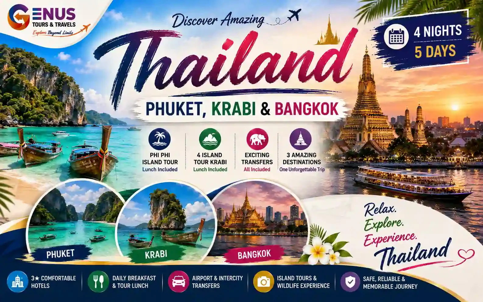 Phuket, Krabi & Bangkok — Best Thailand Vacation Package