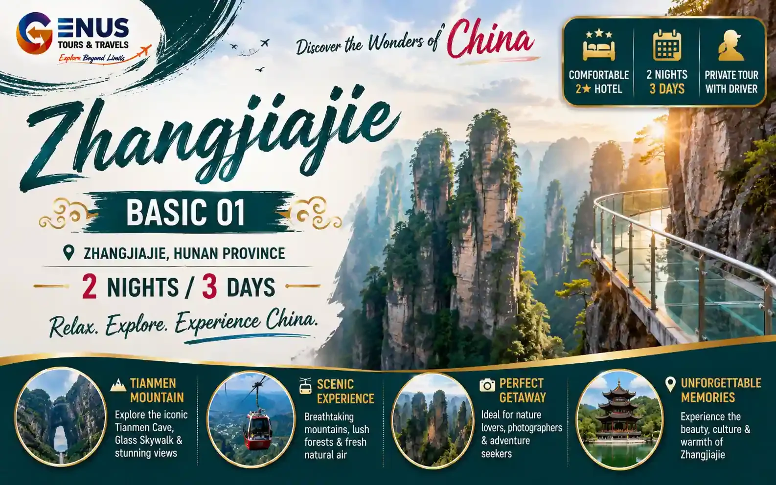 Zhangjiajie Basic 01 — Best China Vacation Package